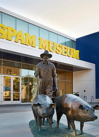 Front of the Spam Museum