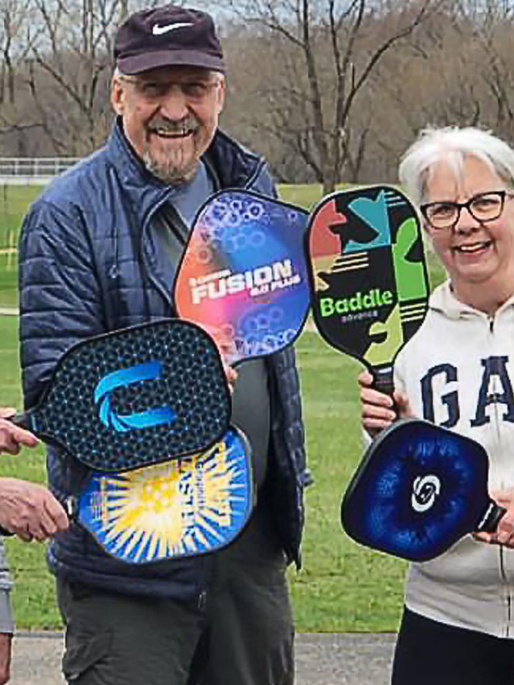 Pickleball players