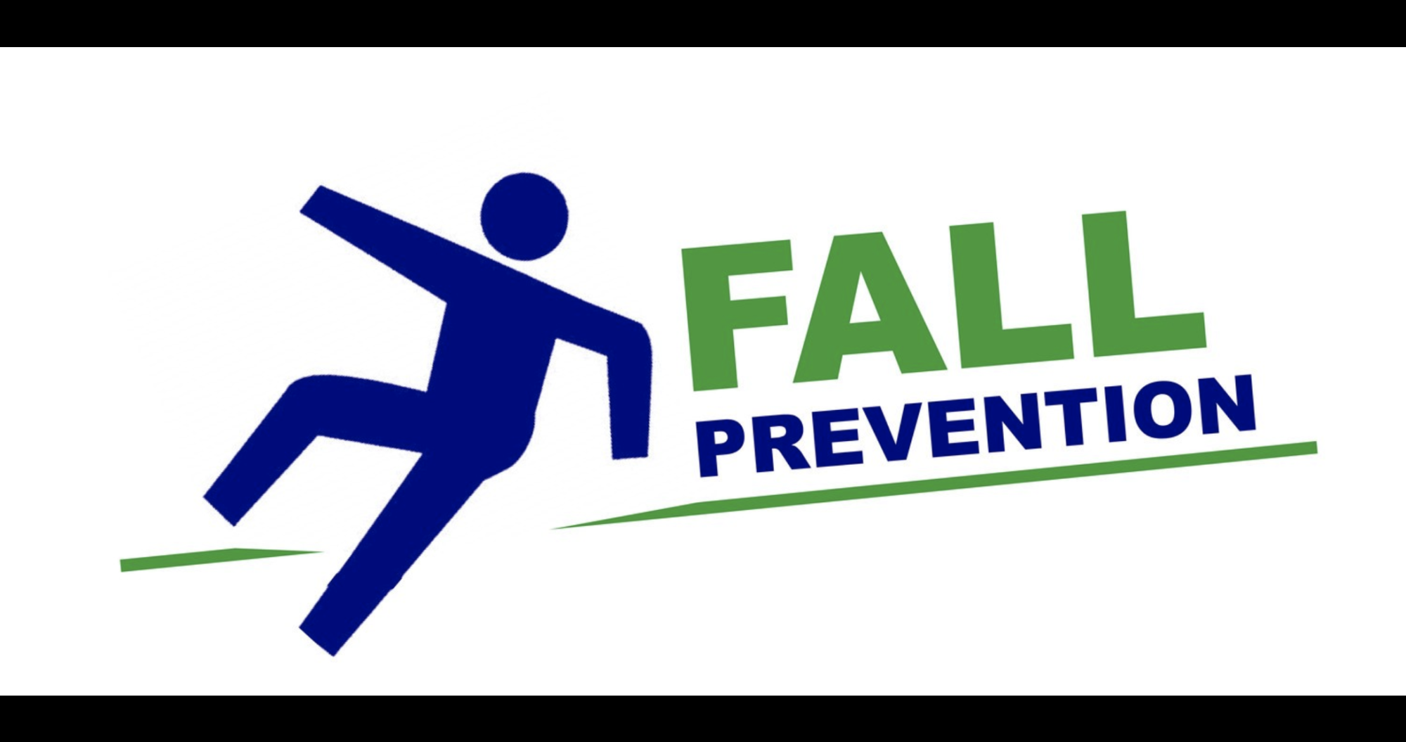 Logo showing someone falling