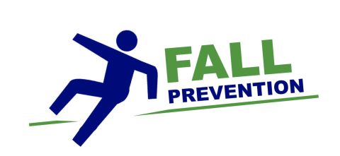 Logo showing someone falling