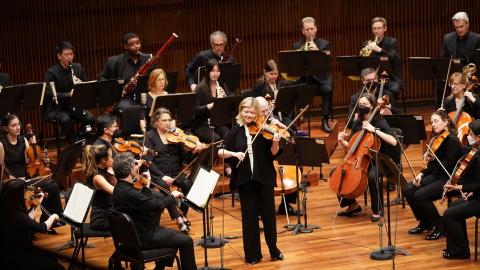 Violinist performing with Saint Paul Chamber Orchestra
