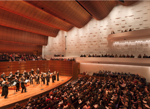 Musical performance at the Ordway theater